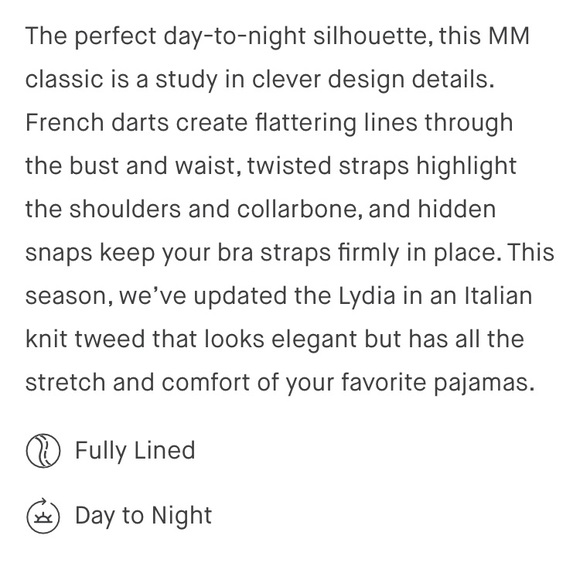 mmLaFleur Lydia dress in Boucle - Picture 4 of 4